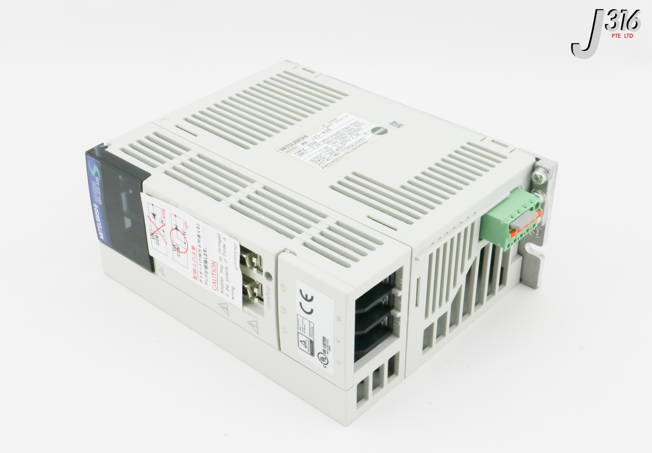 31486 MITSUBISHI AC SERVO DRIVER, 3PH+1PH200-230V, 50/60HZ (NEW